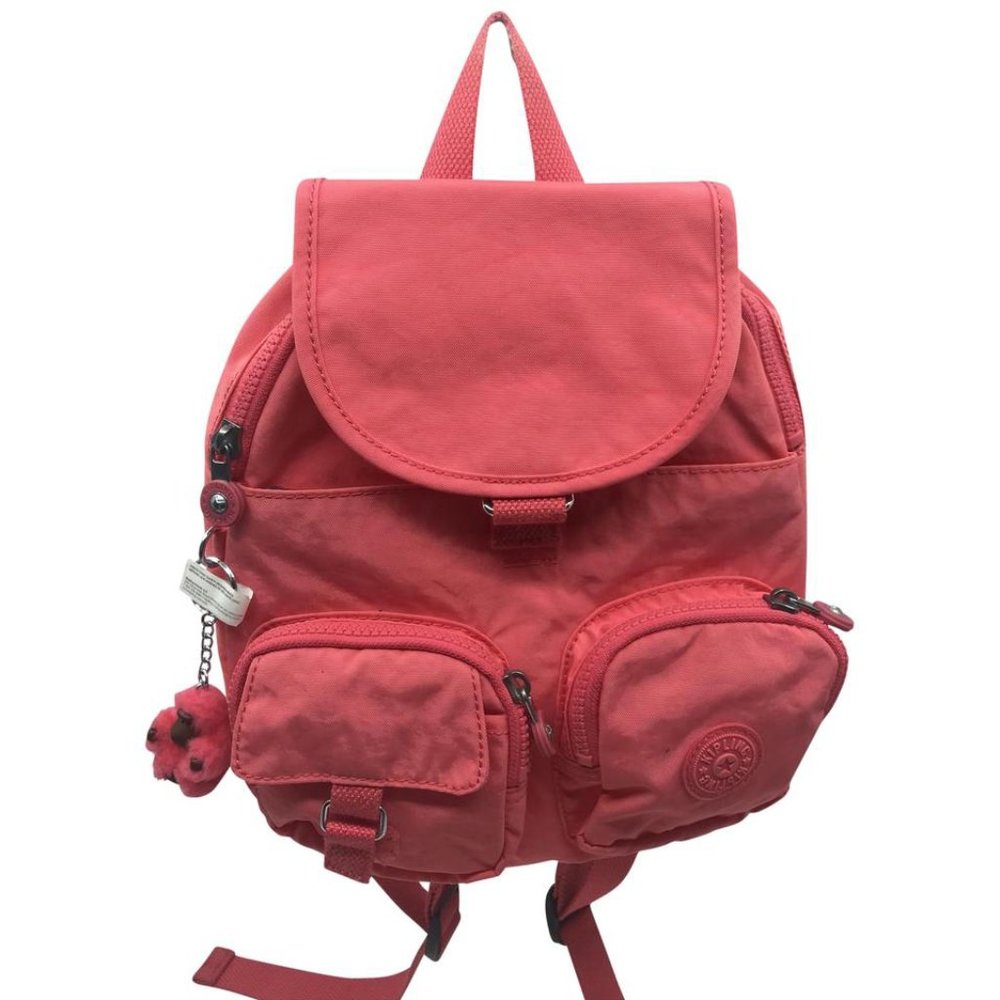 Kipling Pink Nylon Backpack - image 1